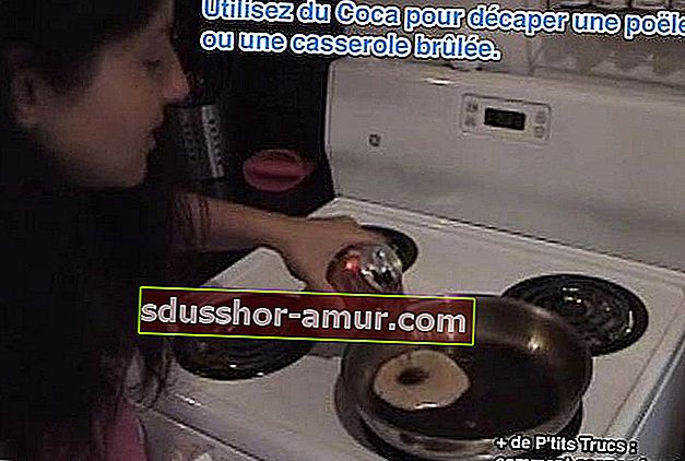 очистить и восстановить кастрюлю или сковороду, обожженную кока-колой