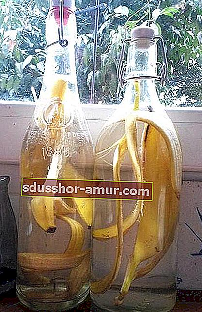 za gnojivo s koricama banane