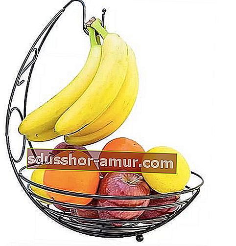 Čvrsta košarica s voćem za banane i ostalo voće