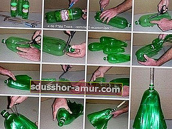 Kako reciklirati plastičnu bocu od metle