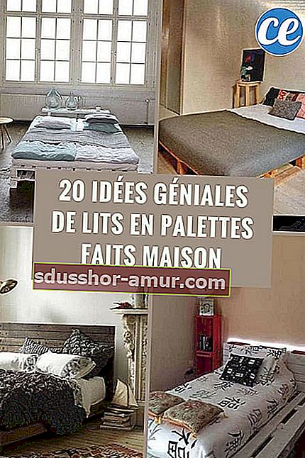 20 primjera kreveta izrađenih na paletama