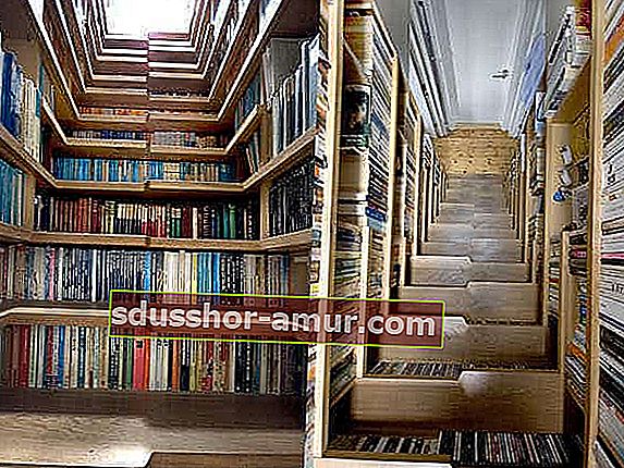 Библиотека на лестнице
