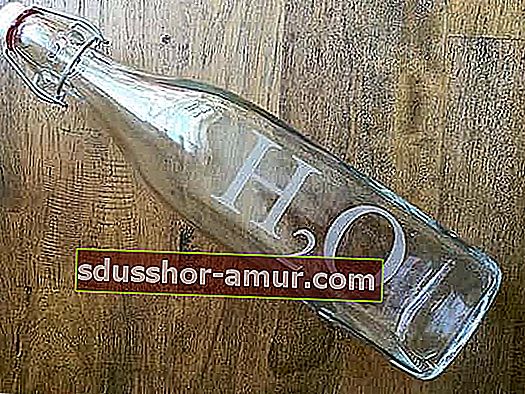 Steklenica je zdrava alternativa plastični steklenici
