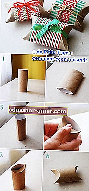 пояснения к индивидуальной подарочной упаковке с пустым рулоном от туалетной бумаги