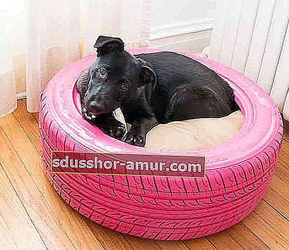 Reciklirani krevet za pse