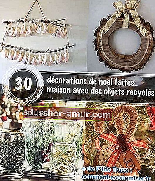 30 domaćih božićnih ukrasa s recikliranim predmetima