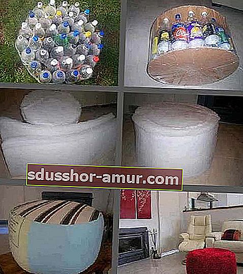kako napraviti osmansku stolicu recikliranom bocom