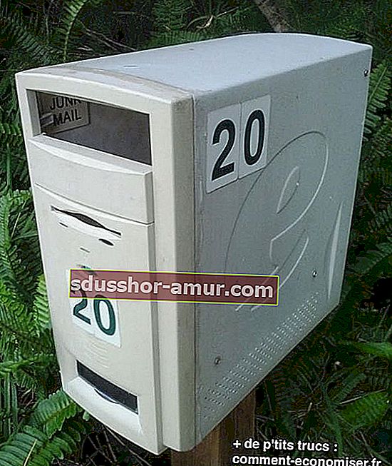 Компютърът се рециклира в пощенски кутии