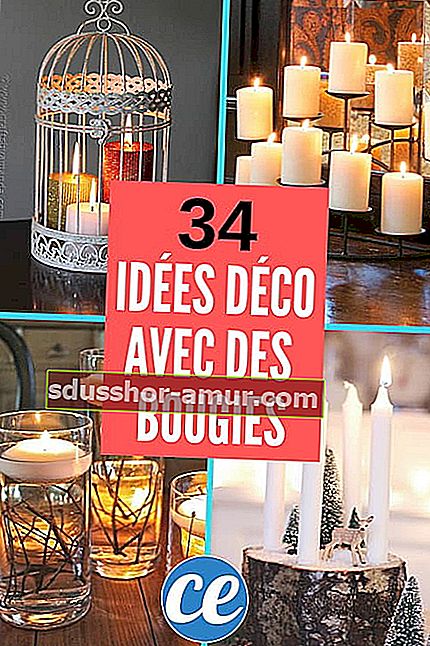 34 ideje za ukras za Božić svijećama