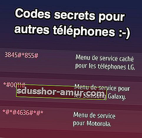 3 секретных кода для сотовых телефонов LG, Samsung и Motorola, открывающих доступ к скрытым функциям