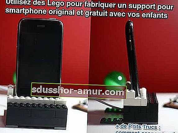 Koristite Lego za izradu originalnog i besplatnog držača pametnog telefona sa svojom djecom