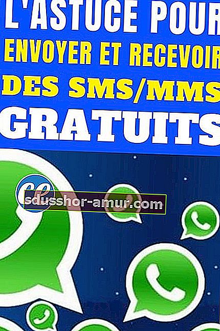 Aplikacija WhatsApp za pošiljanje in prejemanje sms sporočil mms