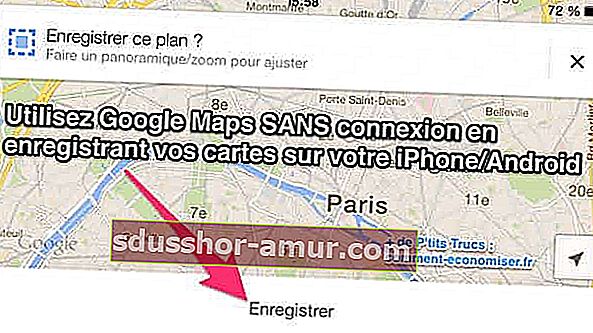 Uporabite google maps kot brezplačen gps
