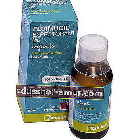 Fluimucil детски ацетилцистеин трябва да се избягва за здраве