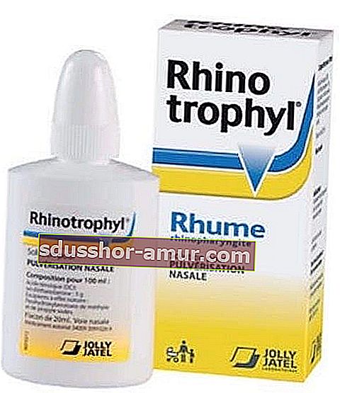 Otrokom se je treba izogibati rinotrofilu (tenojska kislina in etanolaminova sol)