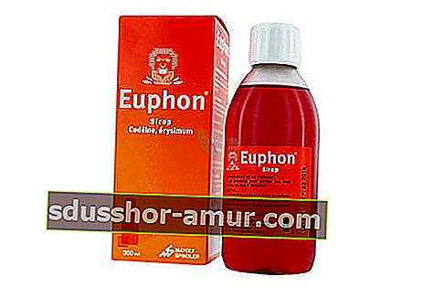 Euphon je sirup za otroke, ki se mu je treba izogniti