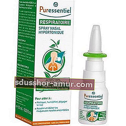 Спрей за нос Puressentiel е наркотик, опасен за здравето на децата