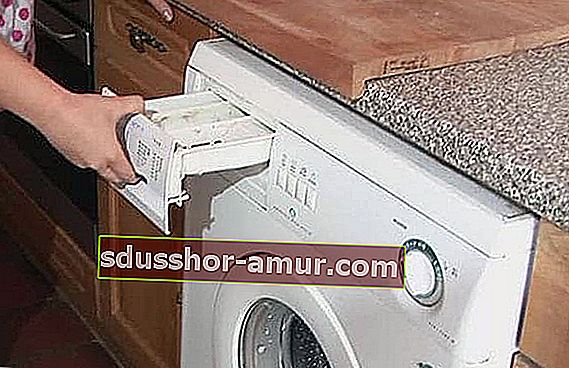 očistite kadi za perilo stroja
