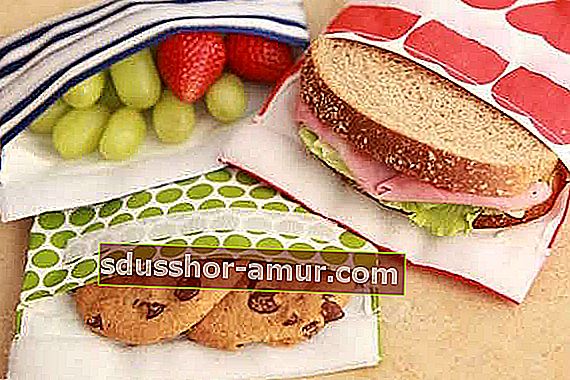 Използвайте торбички за сандвич, за да намалите консумацията на пластмаса
