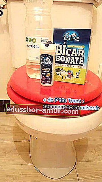сол сода бикарбонат оцет за премахване на котлен камък от тоалетната