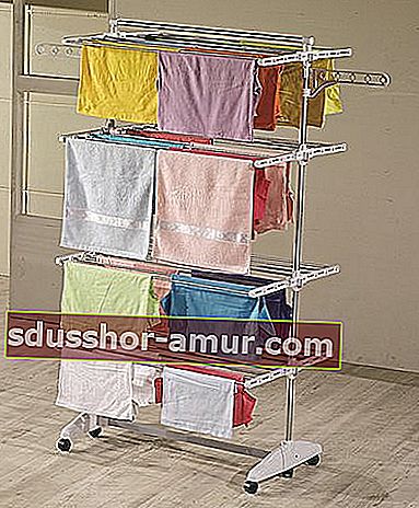 Евтина въдица за дрехи todeco за сушене на дрехи