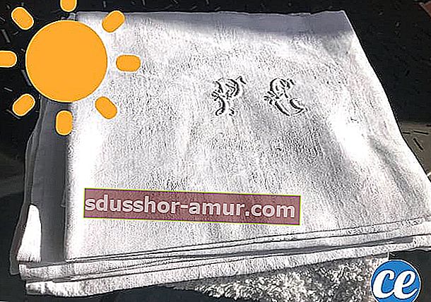бяло пране на слънце за бързо и лесно пране