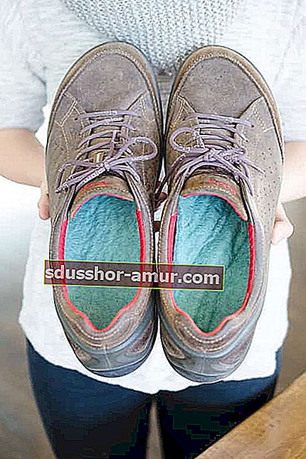 volnena tkanina za ogrevanje stopal