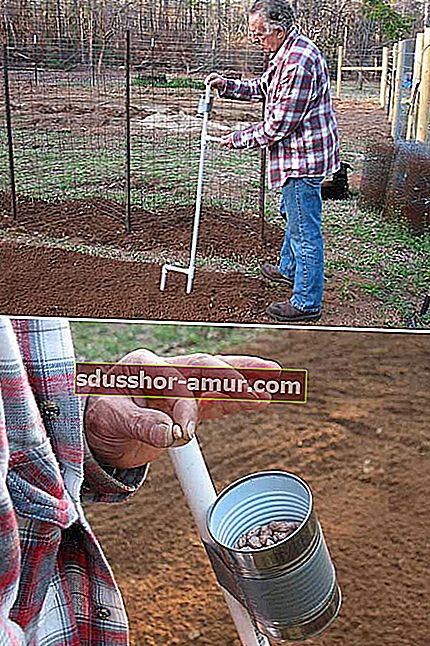 ПВХ-трубка-стойка для семян