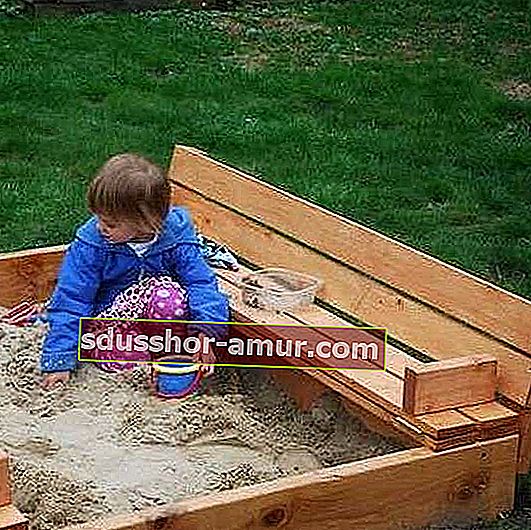 как да се изгради пясъчник с палети