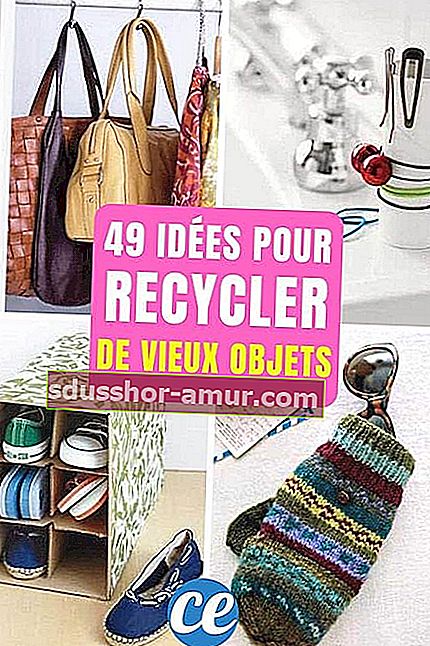 49 idej starih recikliranih predmetov: škatle za čevlje, trnki za vrečke, zvitki toaletnega papirja za shranjevanje vložkov in palčnikov kot očala