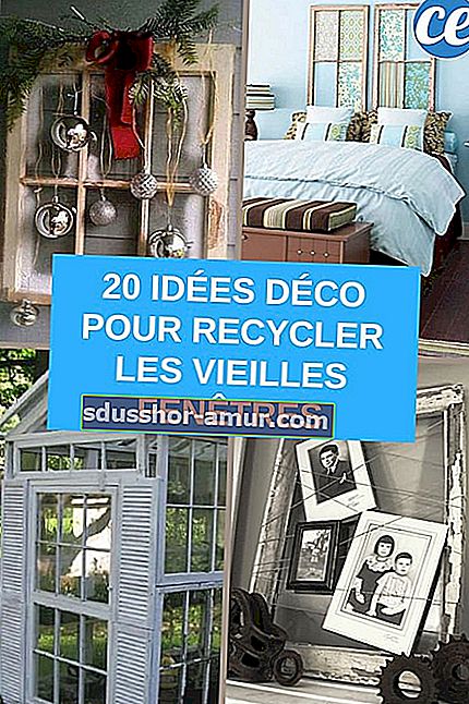 20 идеи за рециклиране на стари прозорци