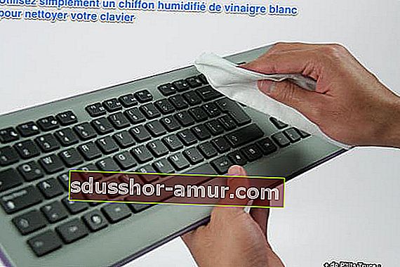 temiz klavye bezi