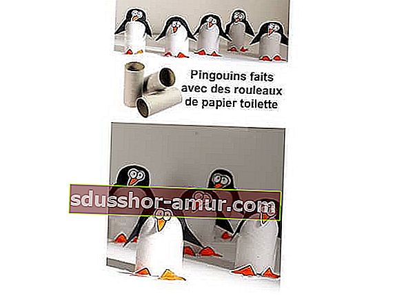 домашни пингвини с PQ ролки