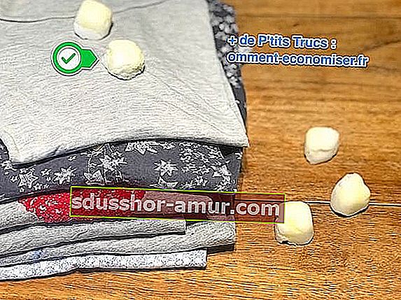 Domače kroglice iz moljev za zaščito oblačil in tekstila