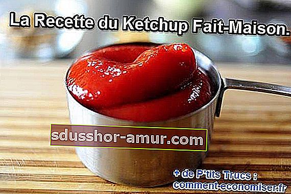 Preprost recept za domač paradižnikov kečap