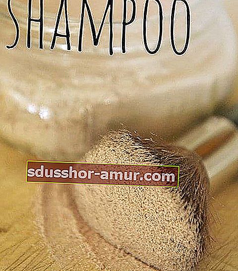 domač suh šampon s 3 sestavinami