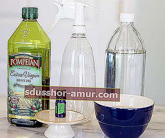 Какви са съставките за домашен спрей за прах?