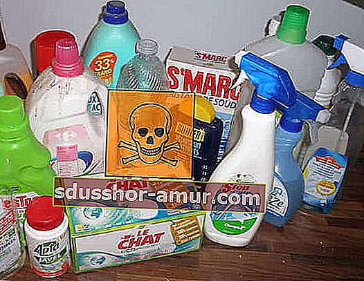 Seznam strupenih izdelkov v gospodinjskih izdelkih
