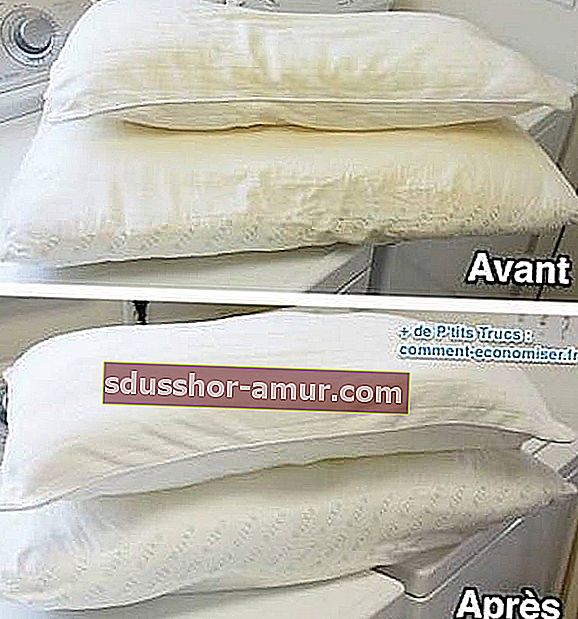 Подушка пожовкла?  фокус у пранні, чищенні та відмиванні подушок