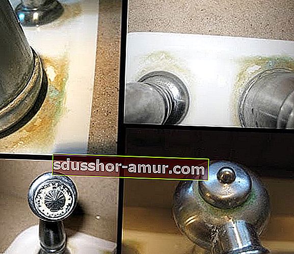 detartrați robinetele cu oțet alb