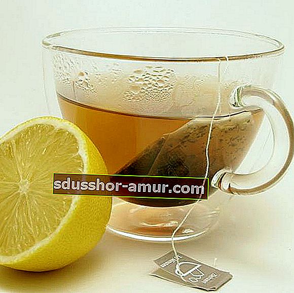 използвайте чай за отстраняване на прах