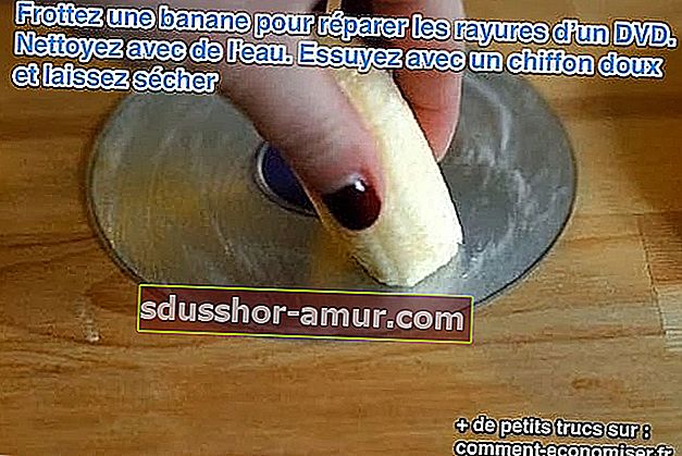 trik na opravu cd pruhovaného banánu