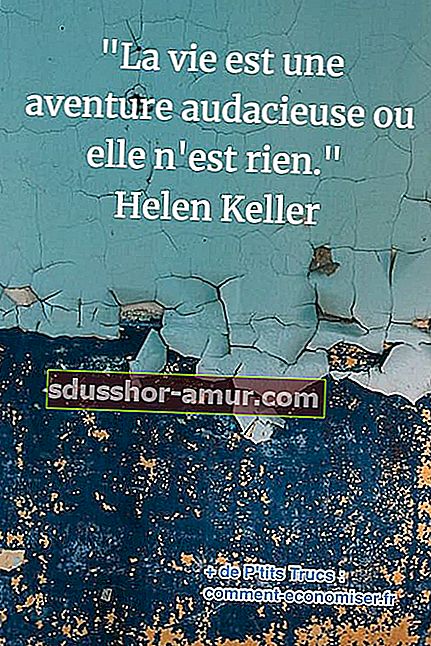 Hellen Keller citira o životu kao avanturi