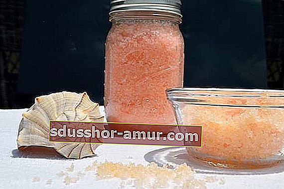 recept za piling od soli i naranče