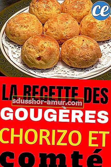 jednostavan recept za gougères s chorizom i Comtéom