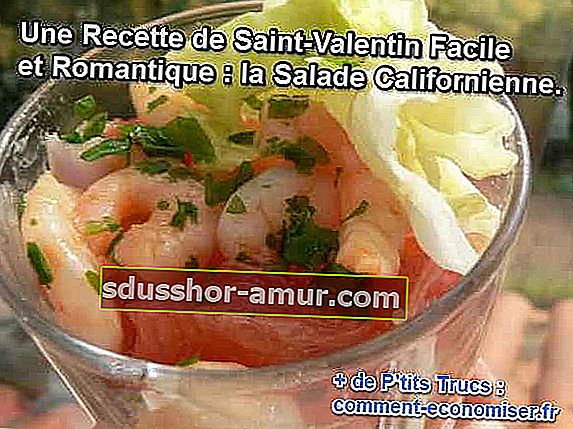 jednostavan recept za Valentinovo: kalifornijska salata