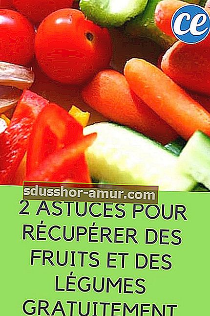 2 tipy, ako získať ovocie a zeleninu zadarmo