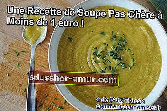 zdjela juhe od povrća za zdrav uravnotežen obrok koji je jednostavan za napraviti i ekonomičan