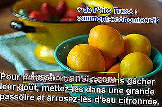 kako pravilno očistiti jagode z limono, ne da bi jih poškodovali