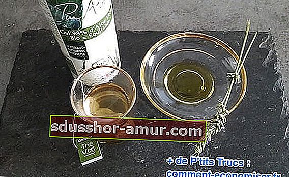 gel aloe vere, zeleni čaj i ulje lavande za ograničavanje trenja na bedrima i crvenilo